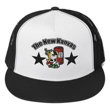 Load image into Gallery viewer, The New Kanvas Logo and Stars Trucker Cap