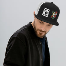 Load image into Gallery viewer, NK BTB Black and White Trucker Cap