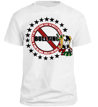 Load image into Gallery viewer, The New Kanvas Bully the Bag Stop Bullying White T