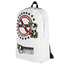 Load image into Gallery viewer, The New Kanvas Stop Bullying Billy White Backpack