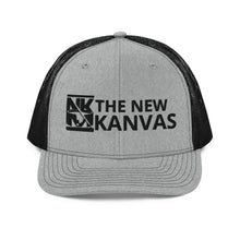Load image into Gallery viewer, New Kanvas Gray and Black Trucker Cap