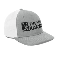 Load image into Gallery viewer, New Kanvas Gray and White Trucker Cap