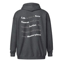 Load image into Gallery viewer, New Kanvas Unisex heavy blend zip hoodie