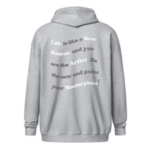 Load image into Gallery viewer, New Kanvas Unisex heavy blend zip hoodie