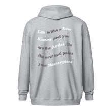 Load image into Gallery viewer, New Kanvas Unisex heavy blend zip hoodie