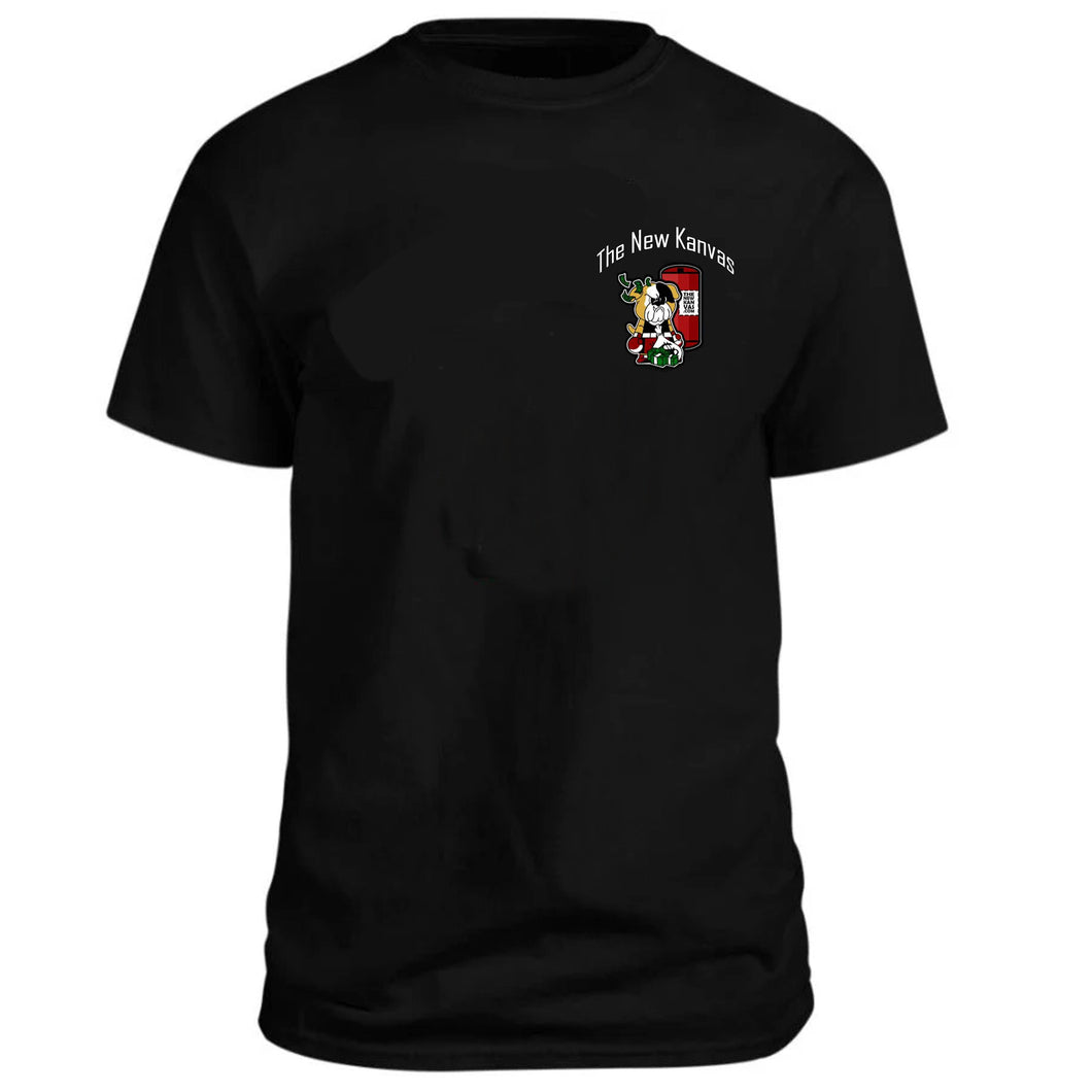 The New Kanvas Left chest logo Black T