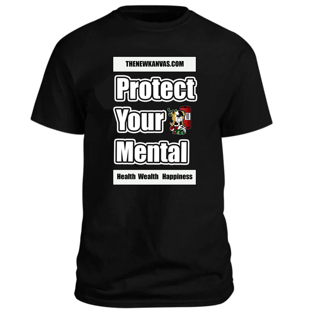 New Kanvas Protect Your Mental Unisex classic Black tee