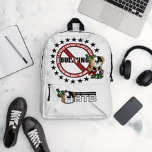 Load image into Gallery viewer, The New Kanvas Stop Bullying Billy White Backpack
