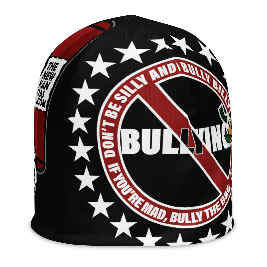 The New Kanvas Stop Bullying Black Beanie