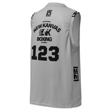 Load image into Gallery viewer, The New Kanvas BTB Gray basketball jersey
