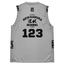 Load image into Gallery viewer, The New Kanvas BTB Gray basketball jersey
