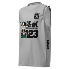 Load image into Gallery viewer, The New Kanvas BTB Gray basketball jersey
