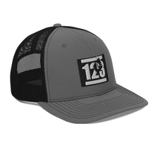 Load image into Gallery viewer, New Kanvas Dark Gray and Black Trucker Cap
