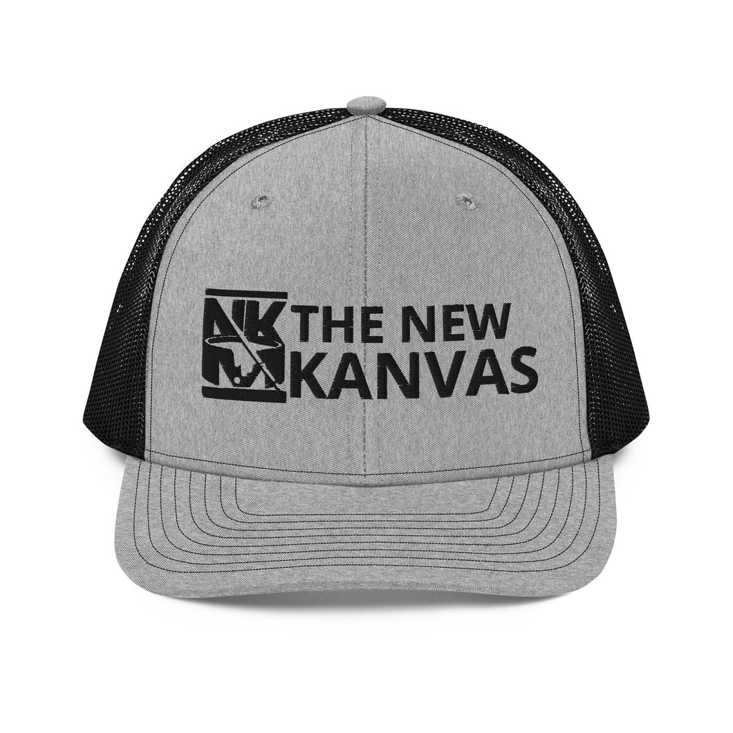 New Kanvas Gray and Black Trucker Cap