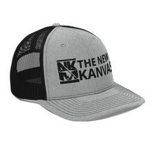 Load image into Gallery viewer, New Kanvas Gray and Black Trucker Cap
