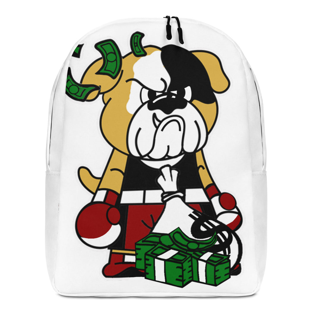 The New Kanvas BTB Billy the Bulldog White Backpack