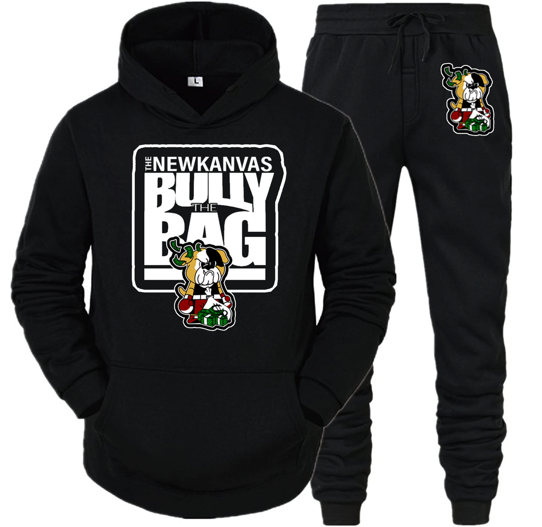 New Kanvas Bully the Bag Black jogging Suit